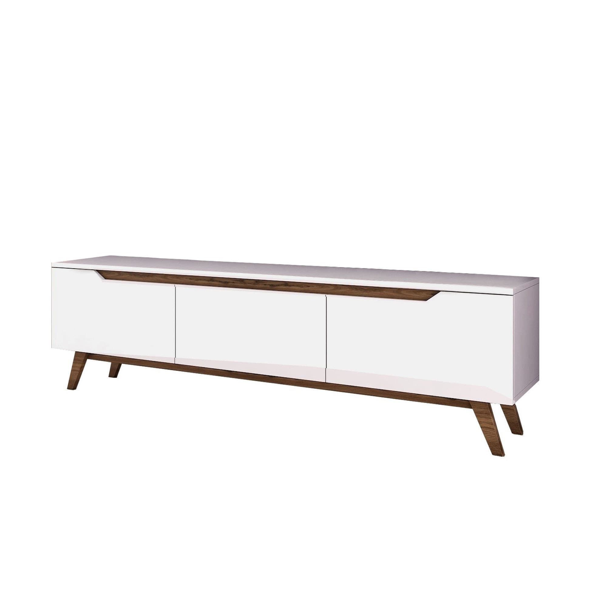 Meuble TV en bois "Digi" - 180 x 35 x 48 cm - Marron